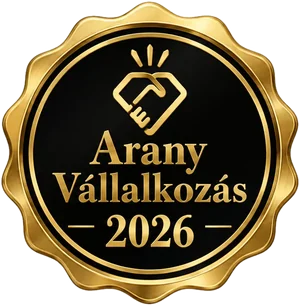 Arany Vállalkozás 2026 pecsét, a Rangsor elismerése